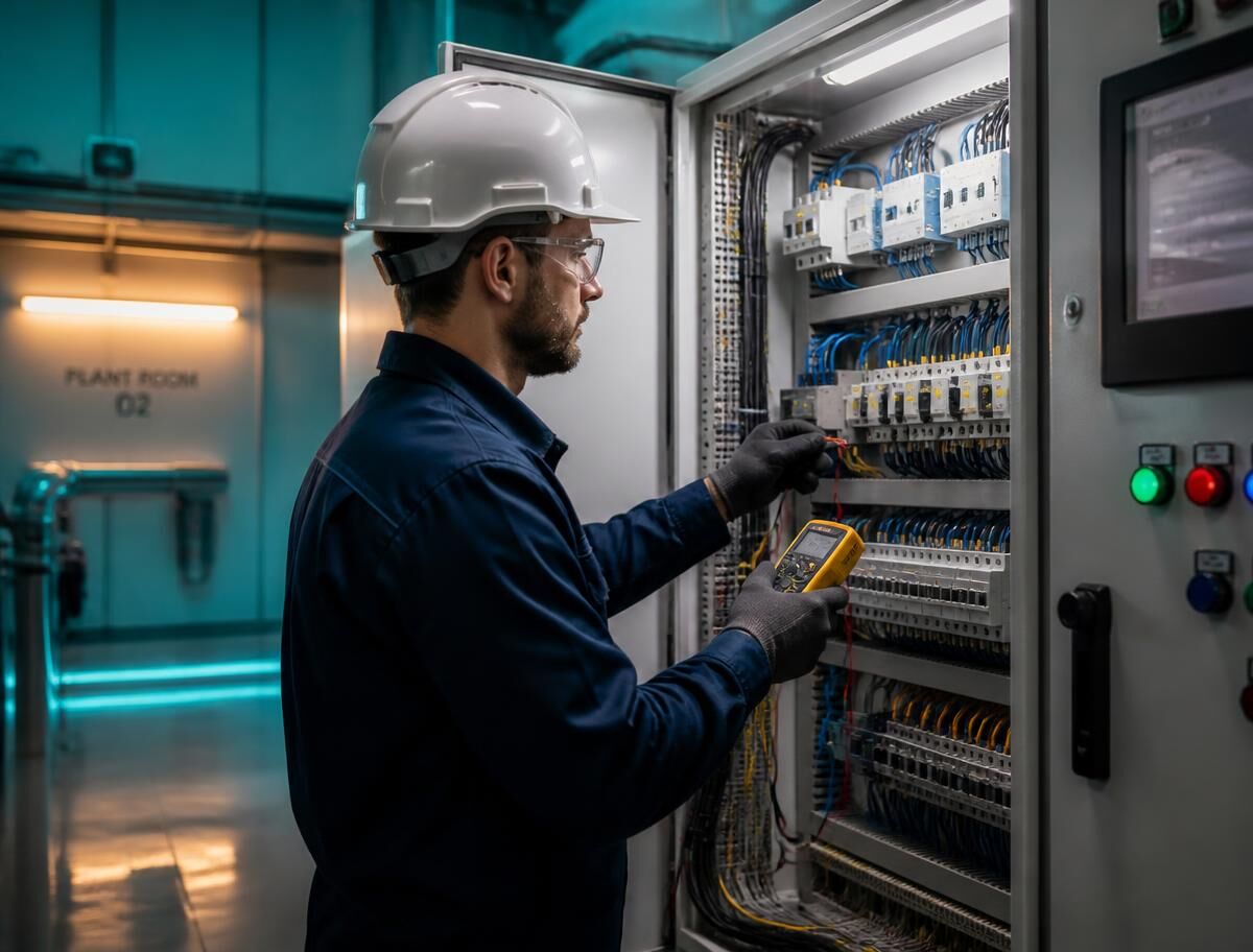 Electrical distribution survey in a manufacturing plant