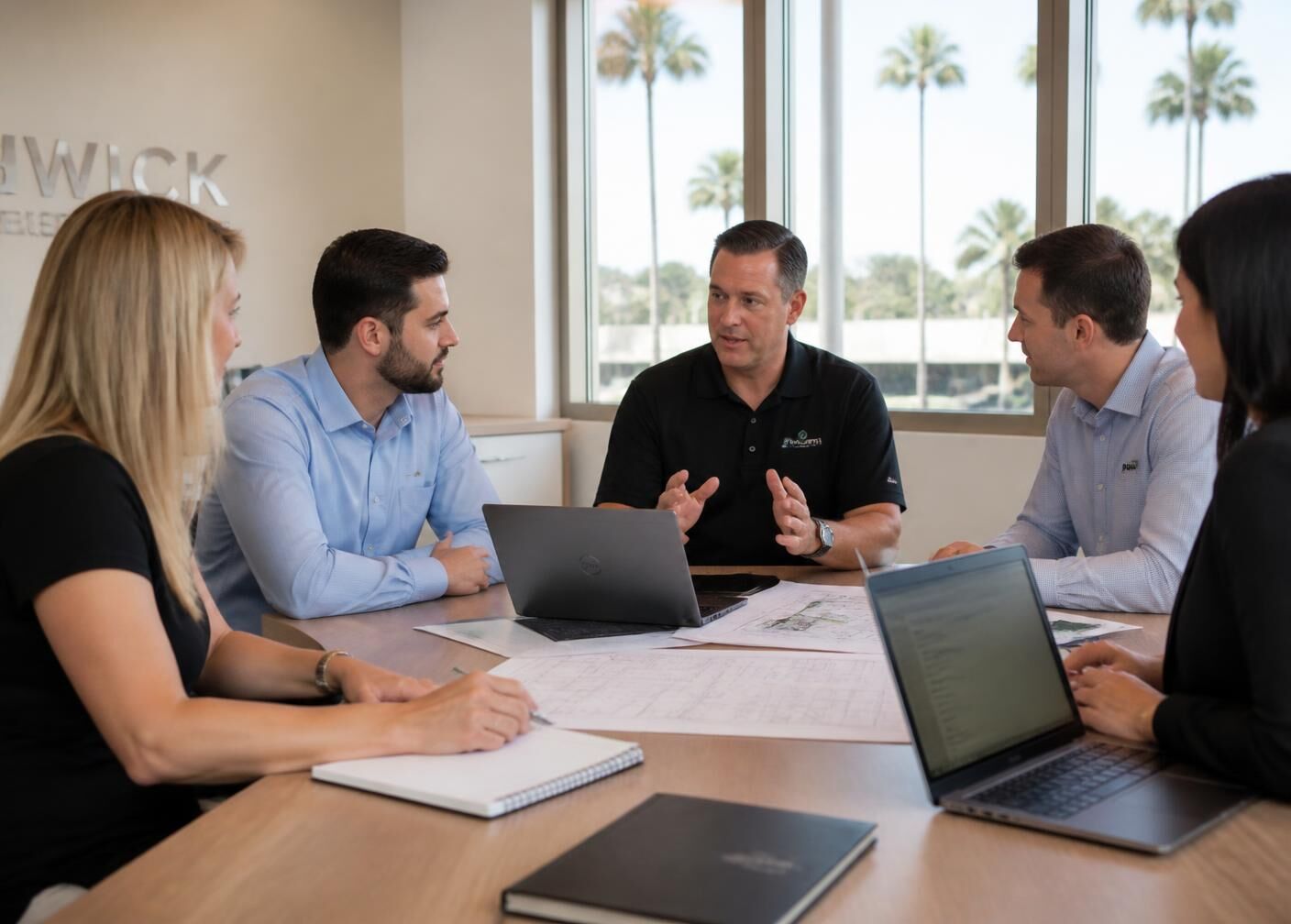Consultants preparing a district capital plan